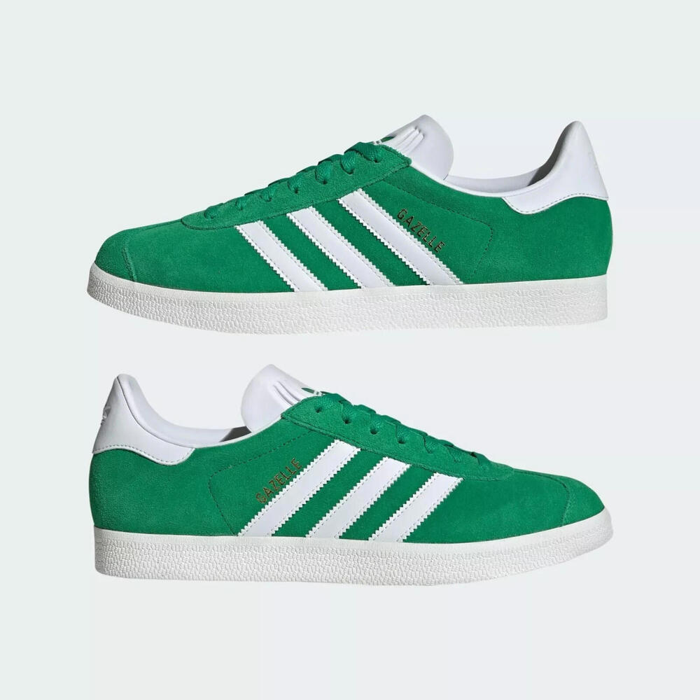 Adidas Gazelle Sneakers Original Shoes Green/Cloud White IG2092 US 10.5 - Picture 2 of 12